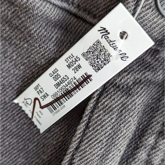 Madewell Plus High-Rise Skinny Jeans in Starkey Wash Sz 28 W NWT MD545 - Picture 13 of 13